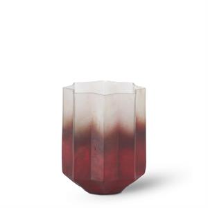 Red Ombre Glass Star Containers