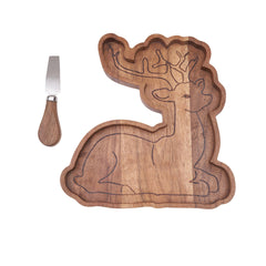 Christmas Charcuterie Serving Board With Spreader
