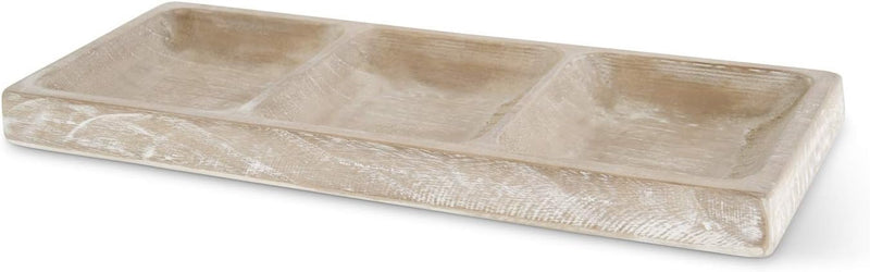 Wood Divided Tray
