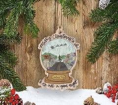 Casey Town Snowglobe Ornament