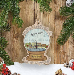 Casey Town Snowglobe Ornament
