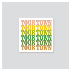 Casey Illinois Retro Sticker