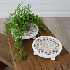 Floral Cut-Out Risers
