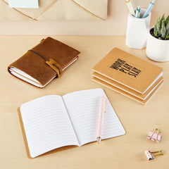 Kraft Paper Motivational Notebook