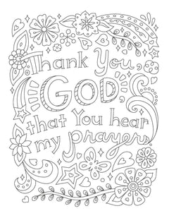 Power of a Praying Girl - Coloring Book