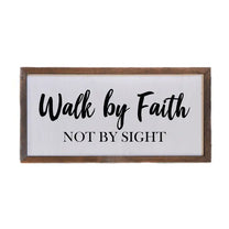 Walk By Faith Spiritual Wall Art