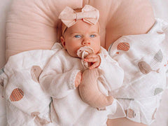 Headband Bow Set (Pink/White)