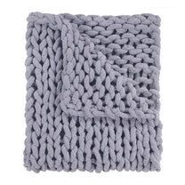 Chunky Knit Chenille Throw