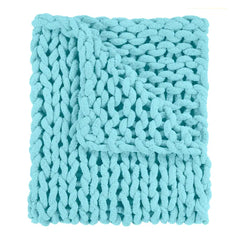Chunky Knit Chenille Throw