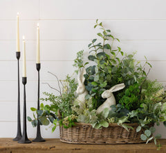 Black Iron Candle Holders