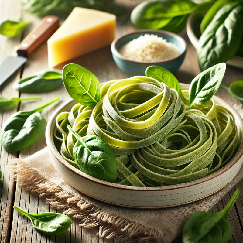 Spinach Fettuccine Pasta