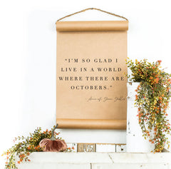 Fall Wall Scrolls