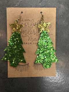Christmas  Fabric Earrings