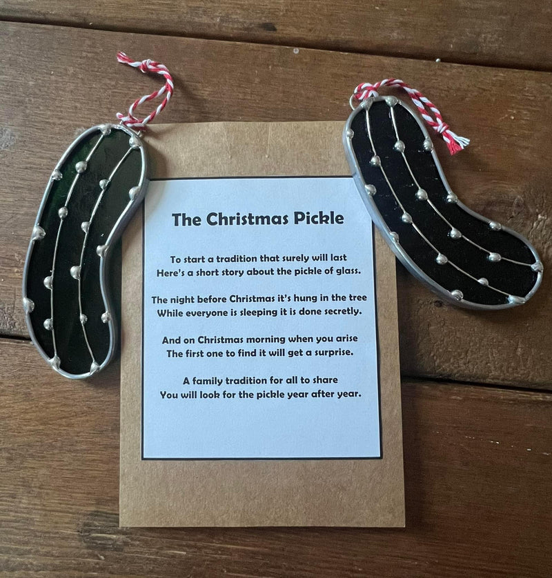Stained Glass Christmas Pickles
