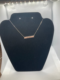 Stamped Silver Necklaces
