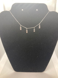 Stamped Silver Necklaces