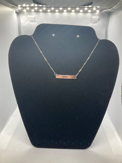 Stamped Silver Necklaces