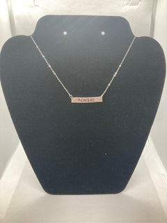 Stamped Silver Necklaces