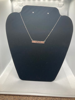 Stamped Silver Necklaces