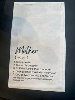 Mother's Themed Tea Towel