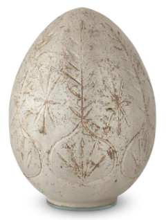 Burnt Rustic Champagne Etched Glass Eggs