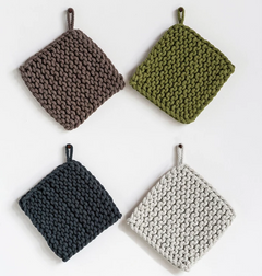 Cotton Crocheted Pot Holder