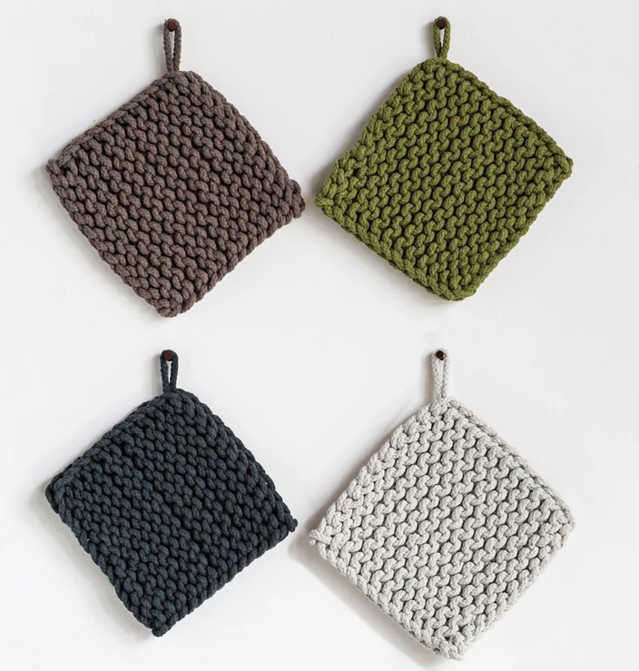 Cotton Crocheted Pot Holder