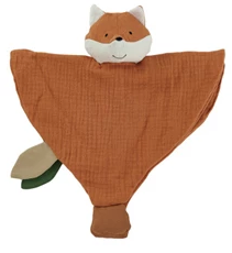 Cotton Double Cloth Plush Animal Snuggle Toy, 4 Styles