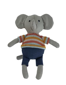 plush animal in clothes