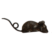 Metal Mouse, Distressed Rust Finish