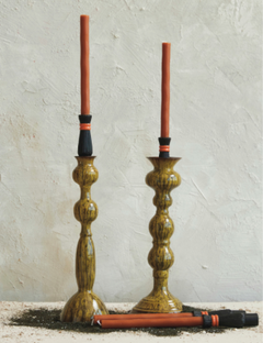 Broom Shaped Unscented Witch Taper Candles