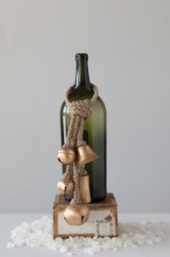 Decorative Metal Balls on Jute Hanger