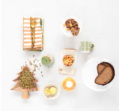 Acacia Wood Christmas Tree Shaped Bowl