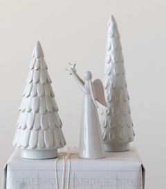 Stoneware Tree with Glaze