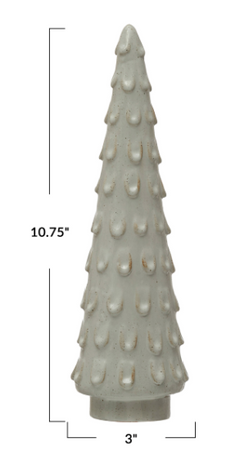Stoneware Tree with Glaze