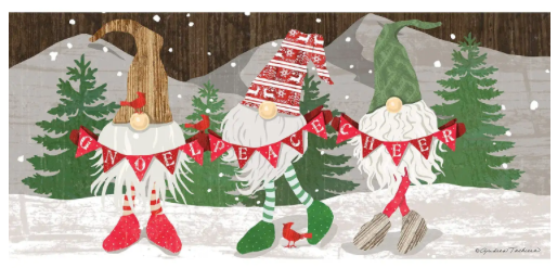 Gnoel Gnomes Christmas Sassafras Switch Mat