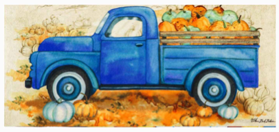 Pumpkin Farm Truck Sassafras Switch Mat