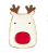 Farm Christmas Tidbit Plates