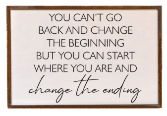 Change the Ending sign