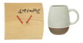 Stoneware Mug with Wood Gift Box