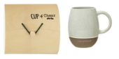 Stoneware Mug with Wood Gift Box