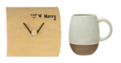 Stoneware Mug with Wood Gift Box