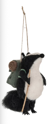 Handmade Wool Felt Forest Animal Ornament