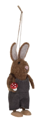 Handmade Wool Felt Forest Animal Ornament