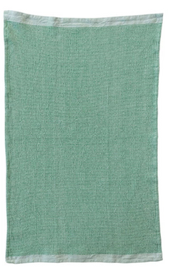 Stonewashed Cotton Waffle Weave Tea Towel, 2 Colors