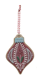 Clay Dough Holiday Cookie Ornament, 12 Styles
