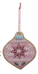 Clay Dough Holiday Cookie Ornament, 12 Styles