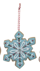 Clay Dough Holiday Cookie Ornament, 12 Styles