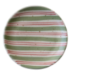 Hand-Painted Stoneware Plate w/ Pattern, 2 Styles