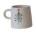 Hand-Painted Stoneware Mug w/ Christmas Tree, 4 Styles